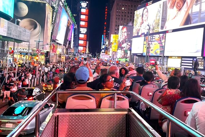 75-Minutes NYC Sightseeing Night Double Decker Bus Tour - Williamsburg Bridge: long-span history and a different East River feel