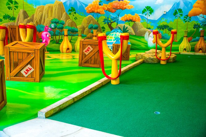American Dream Angry Birds Indoor Mini Golf Ticket - Inside the American Dream World: Course, Staff, and the Gift Shop