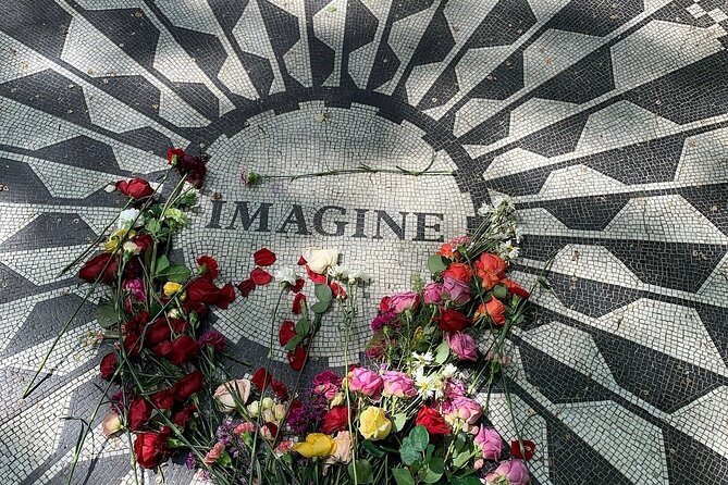 Best of Central Park Tours by Pedicab - Stories & Photos - Strawberry Fields and the Imagine mosaic: a quiet pause inside the noise