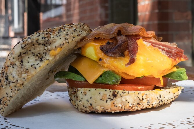Brooklyn NYC Food & Walking Tour with a 5th Generation New Yorker - Angels Cafe bagels: charity at the center of the menu