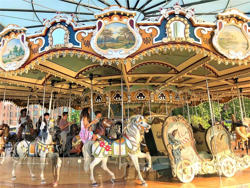 Brooklyn: The Bridge, DUMBO, & Brooklyn Heights Best of Tour - The 1922 carousel on the East River: a sweet pause with real context
