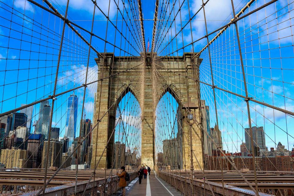 Brooklyn: The Bridge, DUMBO, & Brooklyn Heights Best of Tour - The Brooklyn Bridge: views plus the human story behind the cables
