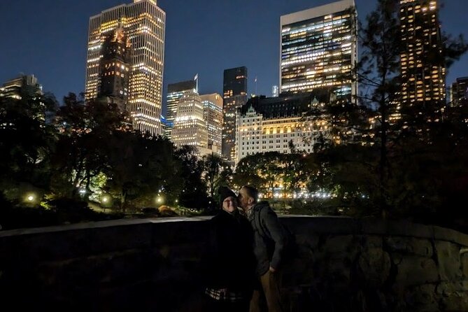Central Park After Dark Tour with Complimentary Photo Album - Stop-by-stop in the first stretch: Dakota, Strawberry Fields, and the Swedish Homestead