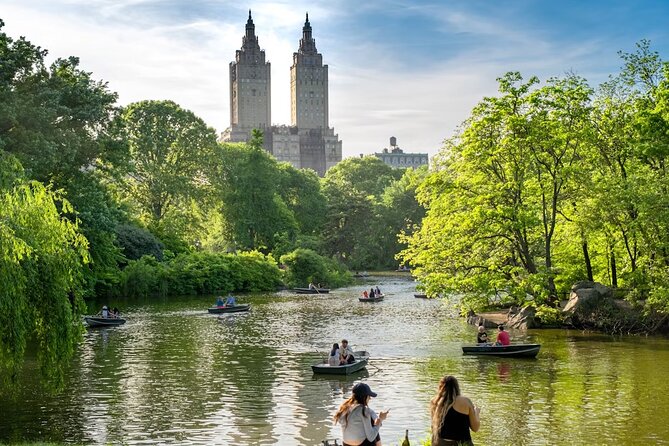 Central Park Guided Tours Pedicab - Bow Bridge, Cherry Hill, and Lake views that feel straight from a movie