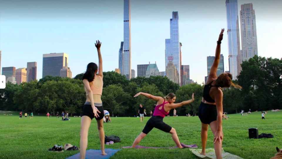 Central Park: Highest Rated Yoga Class in New York City! - Central Park Skyline Yoga With UrbanNomadYoga