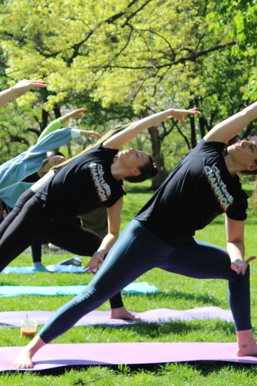 Central Park: Highest Rated Yoga Class in New York City! - Where You Meet: Le Pain Quotidien by Sheep Meadow