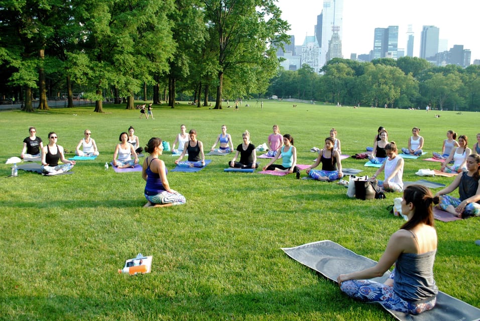 Central Park, New York: Yoga Classes in the park since 2012 - Meeting Location: Le Pain Quotidien by Sheep Meadow (Don’t Be Late)
