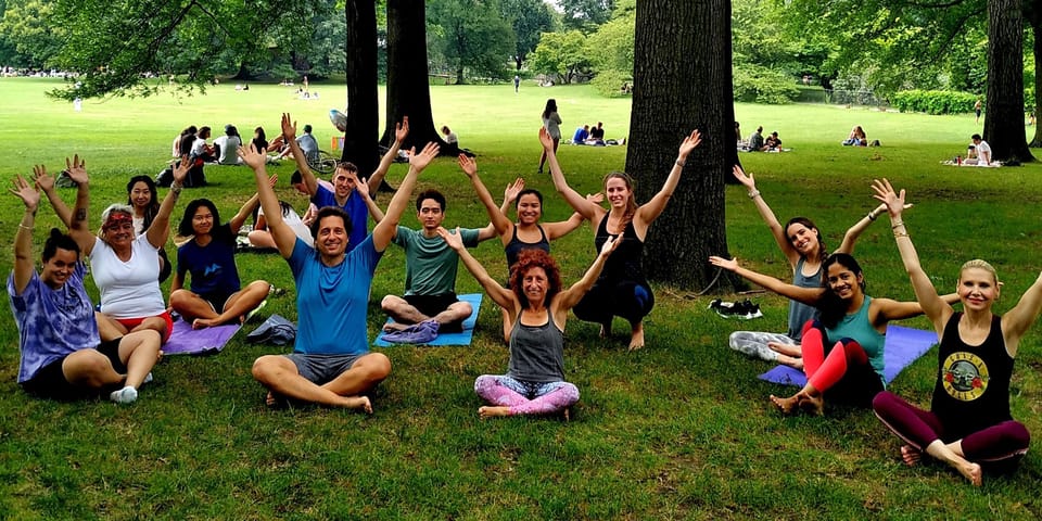 Central Park, New York: Yoga Classes in the park since 2012 - The Community Factor: Friendlier Than You Expect