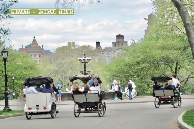 Central Park Pedicab Guided Tours - 1, 1.5 & 2Hrs - Strawberry Fields and Alice in Wonderland: small walks, big photo payoffs