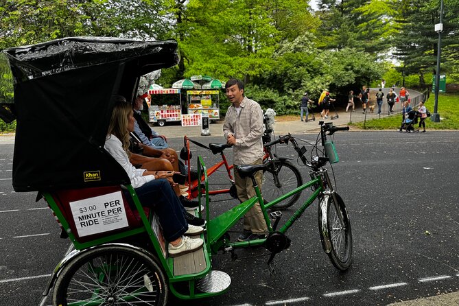 Central Park Pedicab Guided Tours with Theater - Nostalgia and local texture: Carousel, Chess & Checkers House, and The Dairy
