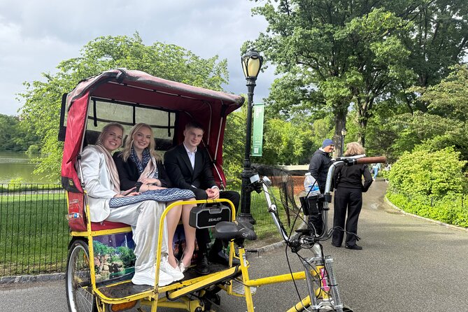 Central Park Pedicab Tour– Top Highlights - Private Pedicab Comfort: What the Ride Feels Like