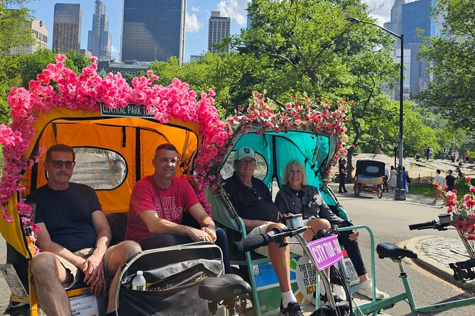 Central Park Pedicab Tour– Top Highlights - The Express 4-Stop Route: Your Photo Plan