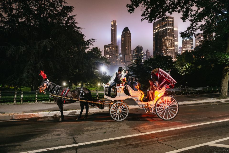 Central Park, Rockefeller & Times Carriage Ride (4 Adults) - Central Park under the sparkling skyline
