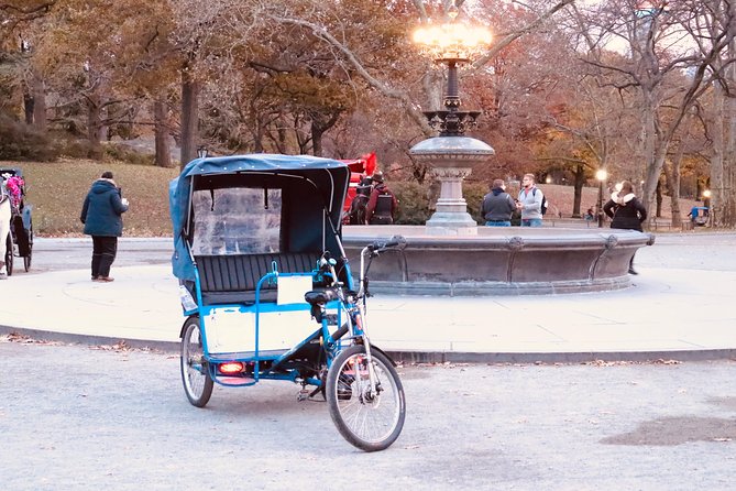 Central park Tour happy hour Pedicab tour - Private group comfort: what it means for your day