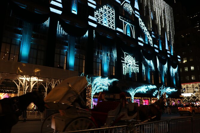 Christmas Light Private Carriage Ride New York City - 40 to 45 minutes of holiday calm in a private carriage