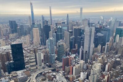 Edge at Hudson Yards General Admission Tickets - The outdoor sky deck experience: glass floor, angled walls, and the drop
