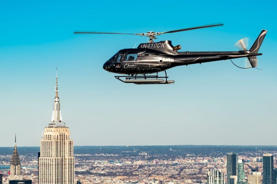 From New Jersey: NYC Skyline Helicopter Tour - 30 minutes over NYC: how the flight time really feels