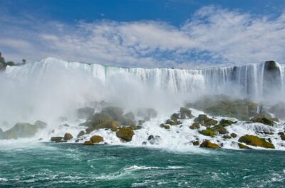 From NYC: Full-Day Niagara Falls Tour by Van - Niagara Falls State Park free time: walking, lunch, and getting misty