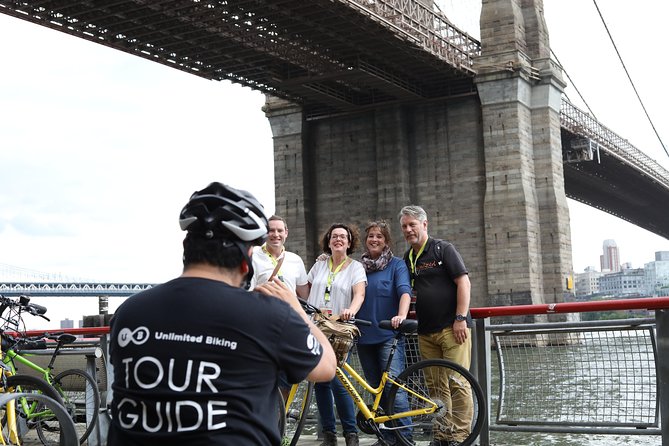 Guided Bike Tour of Lower Manhattan and Brooklyn Bridge - Chinatown and Wall Street: the contrast shift back toward Manhattan energy