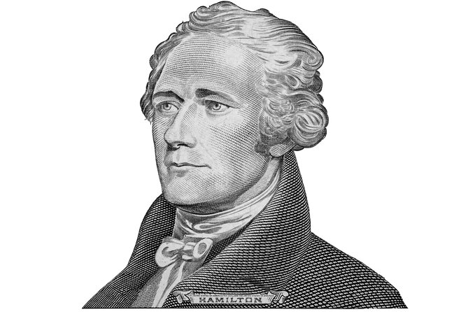 Guided Tour (with Audio) Hamilton Musical in Lower Manhattan NYC - Stop 3: Federal Hall and the Bill of Rights Seat (10 minutes)