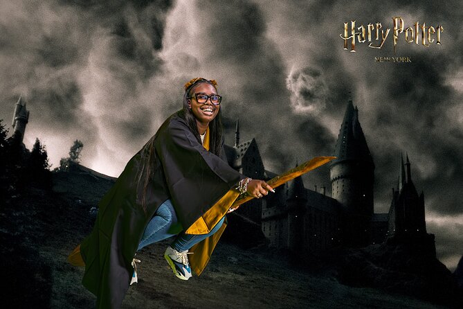 Harry Potter Shop New York- Fly a Broomstick Experience - Broomstick Flight Basics at Harry Potter Shop New York