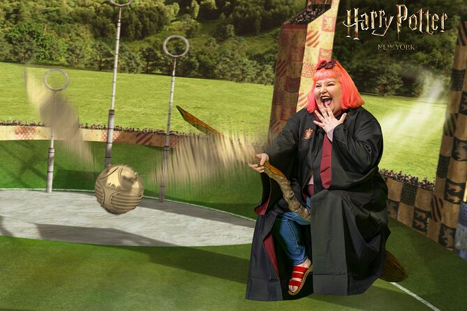 Harry Potter Shop New York- Fly a Broomstick Experience - Knight Bus and Quidditch Scenes: Why People Actually Care