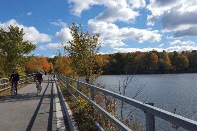 Hudson Valley Craft Brewery Bike Tour - The North County Trailway: 35 miles of mostly car-free riding