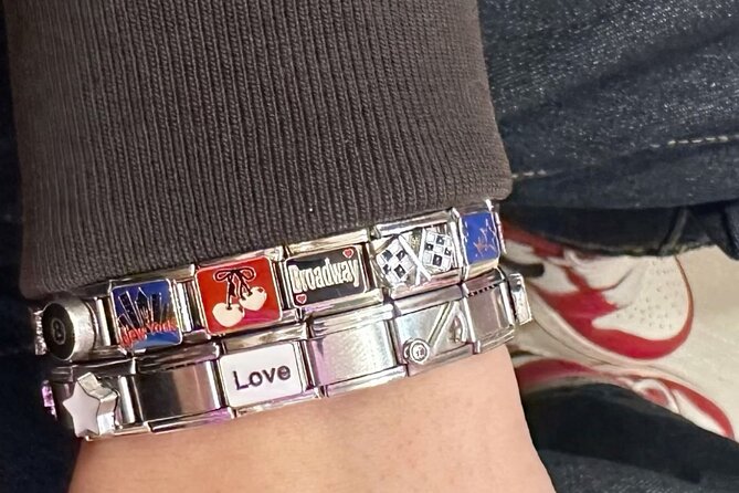 Make Your Own Italian Charm Bracelet in New York City - Engraved charm add-ons and extra customization