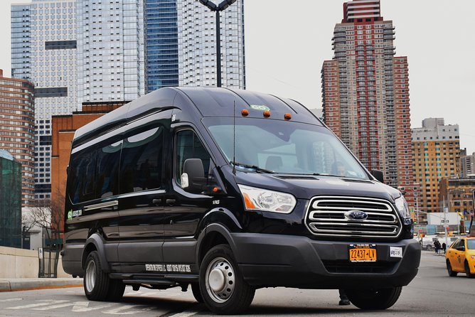 Manhattan to JFK: One Way Shared Departure Transfer - Baggage, seats, and comfort in a 13-passenger van