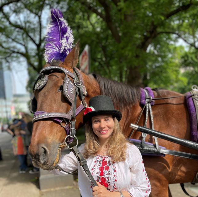New York: Carriage Ride in Central Park - Tavern on the Green, Summer Stage, and the Loeb Boathouse area