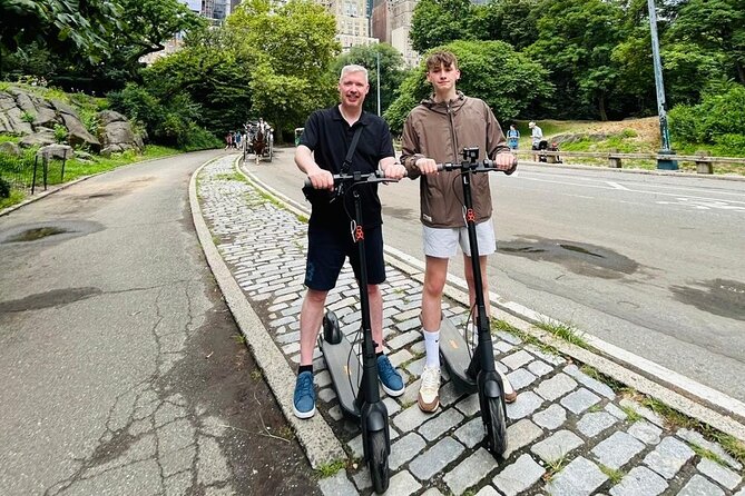 New York Central Park Guided Electric Scooter Tour - Balancing expectations: quick stops, big sights, good pacing