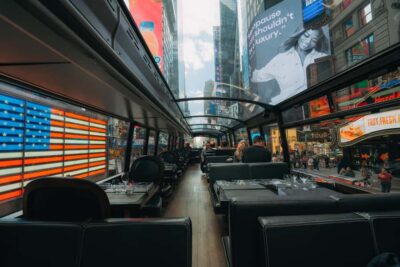 New York City: Bustronome Gourmet Lunch Tour on a Luxury Bus - Chef Sebastien Nicolleau’s Menu: 4-Course Lunch (and the Dinner Option)