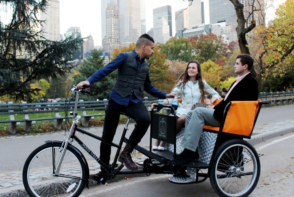 New York City: Central Park Tour by Pedicab - The classic photo stops: Bethesda Terrace, Cherry Hill, and Bow Bridge