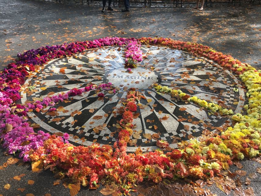 New York City: Central Park Tour by Pedicab - Strawberry Fields: a pause that helps the park feel personal