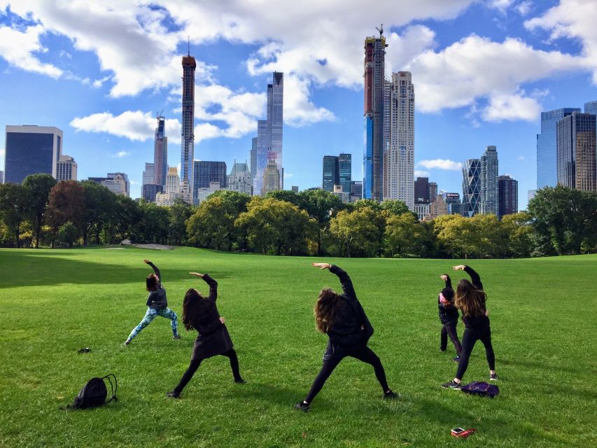 New York City: Central Park Yoga and Walking Tour - Meeting at the General William T Sherman monument: how your morning starts