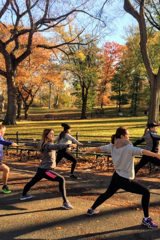 New York City: Central Park Yoga and Walking Tour - John Lennon Memorial: a calmer pause during your stretches