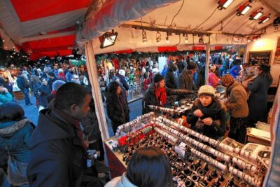 New York City Christmas Holiday Lights and Markets Walking Tour - The route: Columbus Circle to Rockefeller, then Bryant Park, then Grand Central