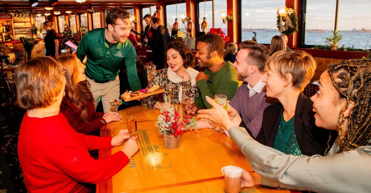 New York City: Holiday Jazz Classic Motor Yacht Cruise - The 90-Minute Cruise Route: Battery Park to Liberty and Ellis Island