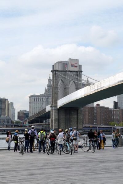New York City: Lower Manhattan Bike Rentals - Getting going at Unlimited Biking (79 Chambers Street)