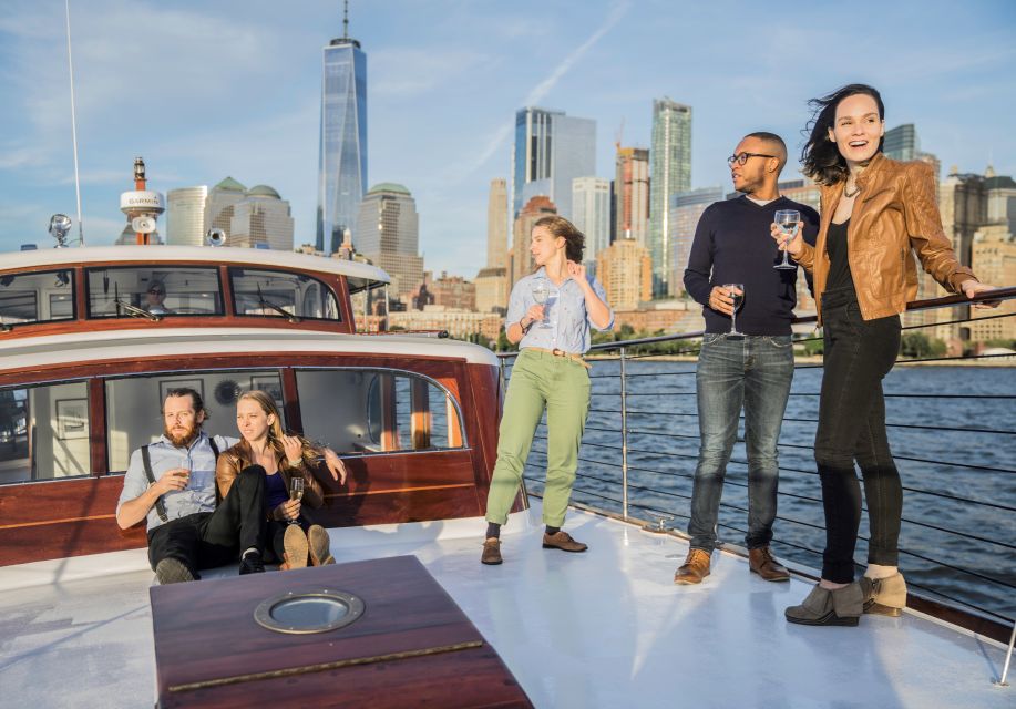 New York City: Mini Yacht Boat Ride with Sightseeing - Lower Manhattan at golden hour: the skyline from the water