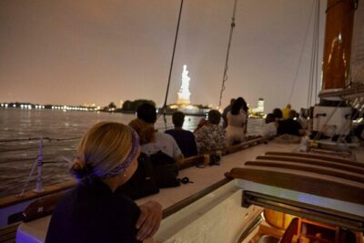 New York City Skyline Night Sailboat Tour - What you’ll see: Batter Park City, Ellis Island, and the Liberty lights