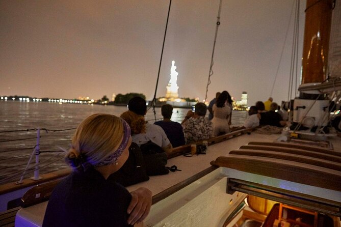 New York City Skyline Night Sailboat Tour - What you’ll see: Batter Park City, Ellis Island, and the Liberty lights