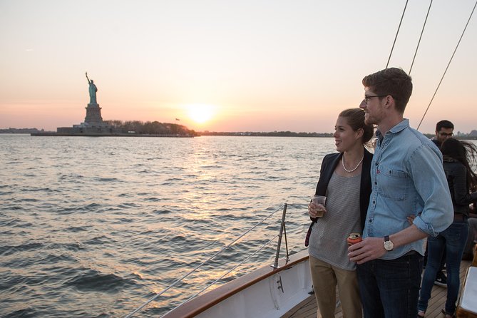 New York City Sunset Sail to the Statue of Liberty - Ellis Island waters: a scenic harbor stretch with a slower feel