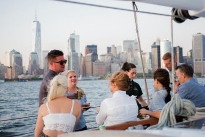 New York City Sunset Sail to the Statue of Liberty - The boat experience: 1920s-schooner style and real deck comfort