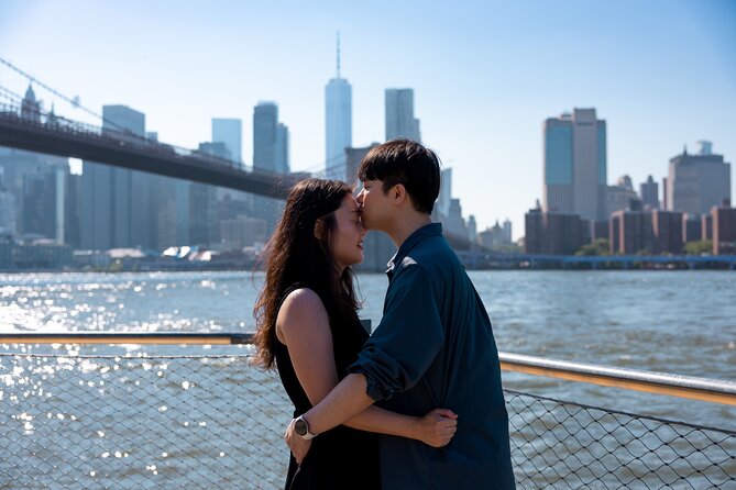 New York Flying-dress photoshoot with iconic NYC views - Meeting at Brooklyn Bridge: how to set yourself up for success
