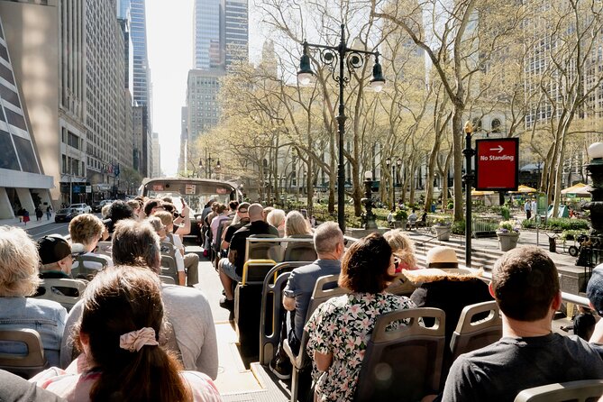 New York Hop On Hop Off Bus Tour Pass Flexible City Tour - Times Square to Bryant Park: Use the Bus to Avoid Walking Fatigue
