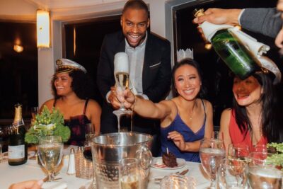 New York Pier 15 New Year's Eve Buffet Dinner Cruise - The dinner and bar setup: making sense of the $496.71 price tag