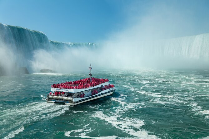 Niagara Falls Express Tour from NYC – US & Canada in One Day - Winter Swap: Journey Behind the Falls When Conditions Change