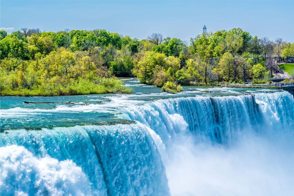 Niagara Falls Tour from New York City - The American Falls stop: your first big viewpoint