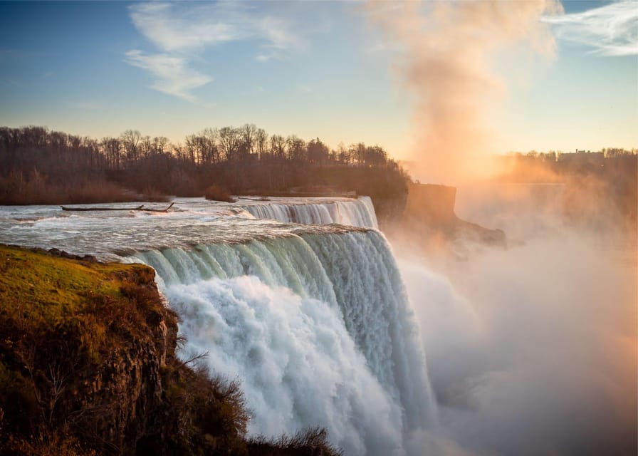 Niagara Falls Tour from New York City - Bridal Veil Fall: a fast walk with dramatic angles